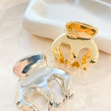 Petit Metal Claw Clips in Silver