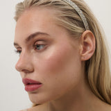 Olivia Silver Crystal Statement Headband