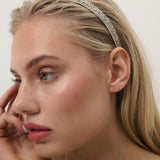 Olivia Silver Crystal Statement Headband