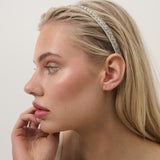 Olivia Silver Crystal Statement Headband