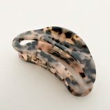 Oval Tort Hair Claw Clip in Light Tort