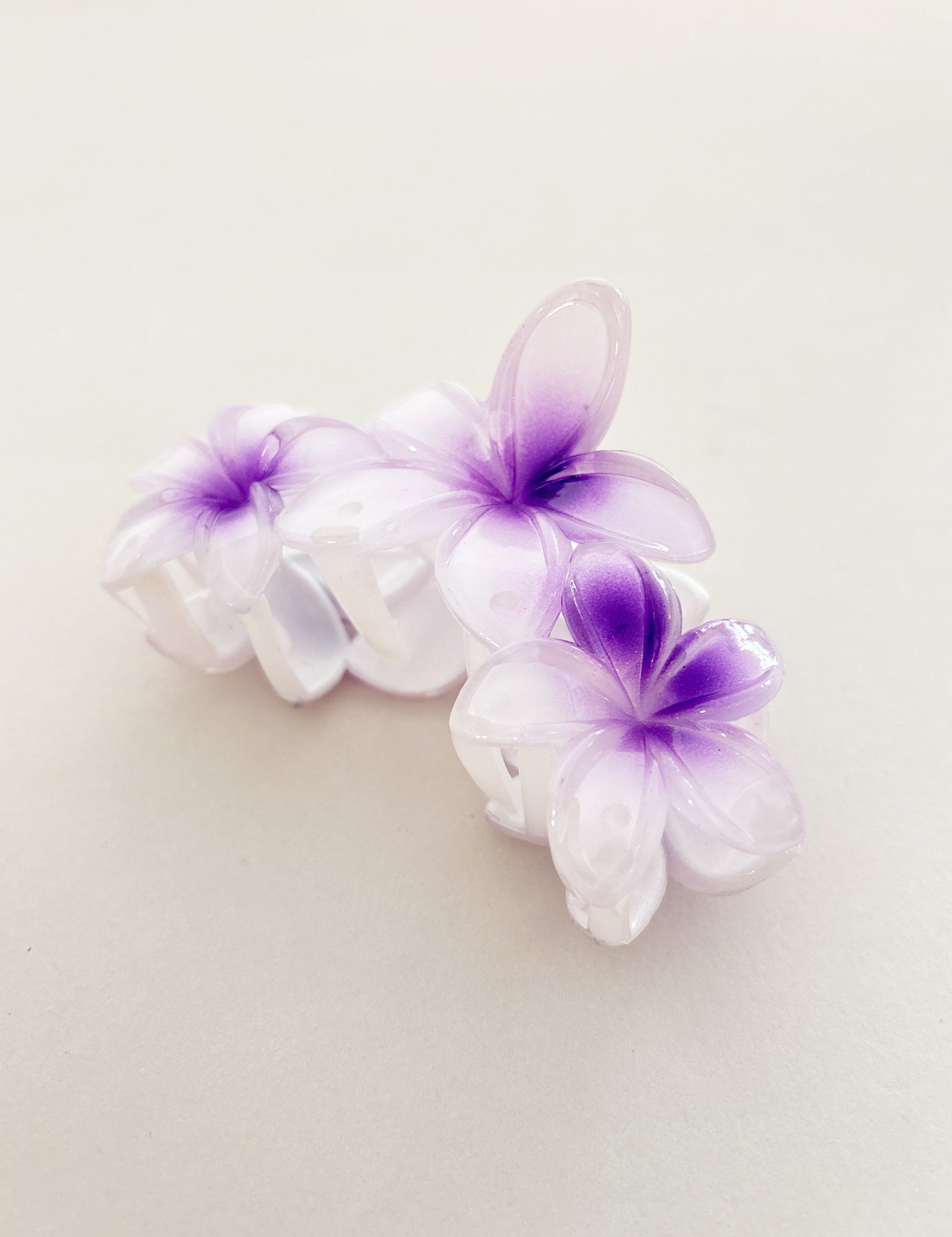 Triple Hawaiian Flower Claw Clip (All Restocked)