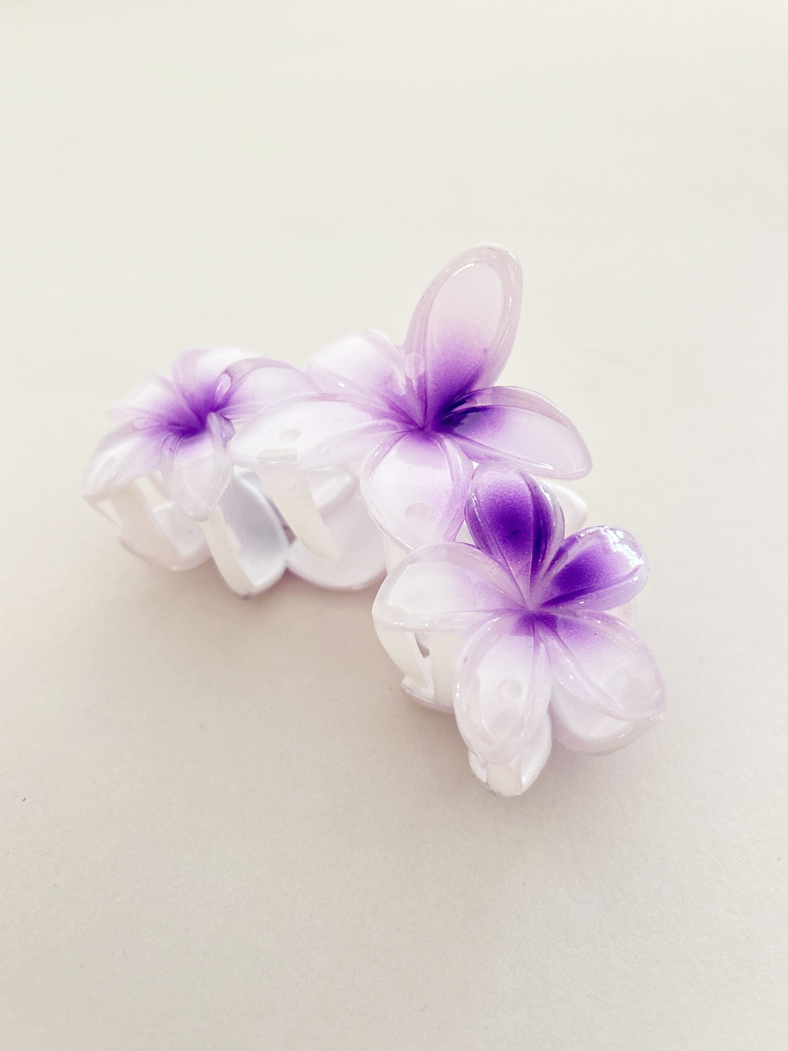 Triple Hawaiian Flower Claw Clip (All Restocked)