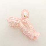 Honey Bow Acrylic Claw Clips