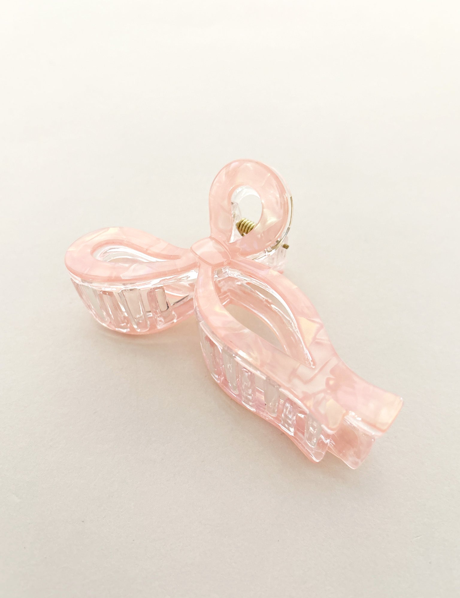 Honey Bow Acrylic Claw Clips