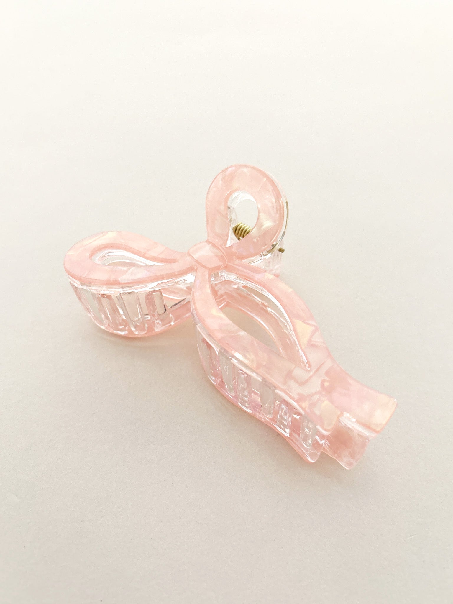 Honey Bow Acrylic Claw Clips