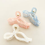 Honey Bow Acrylic Claw Clips