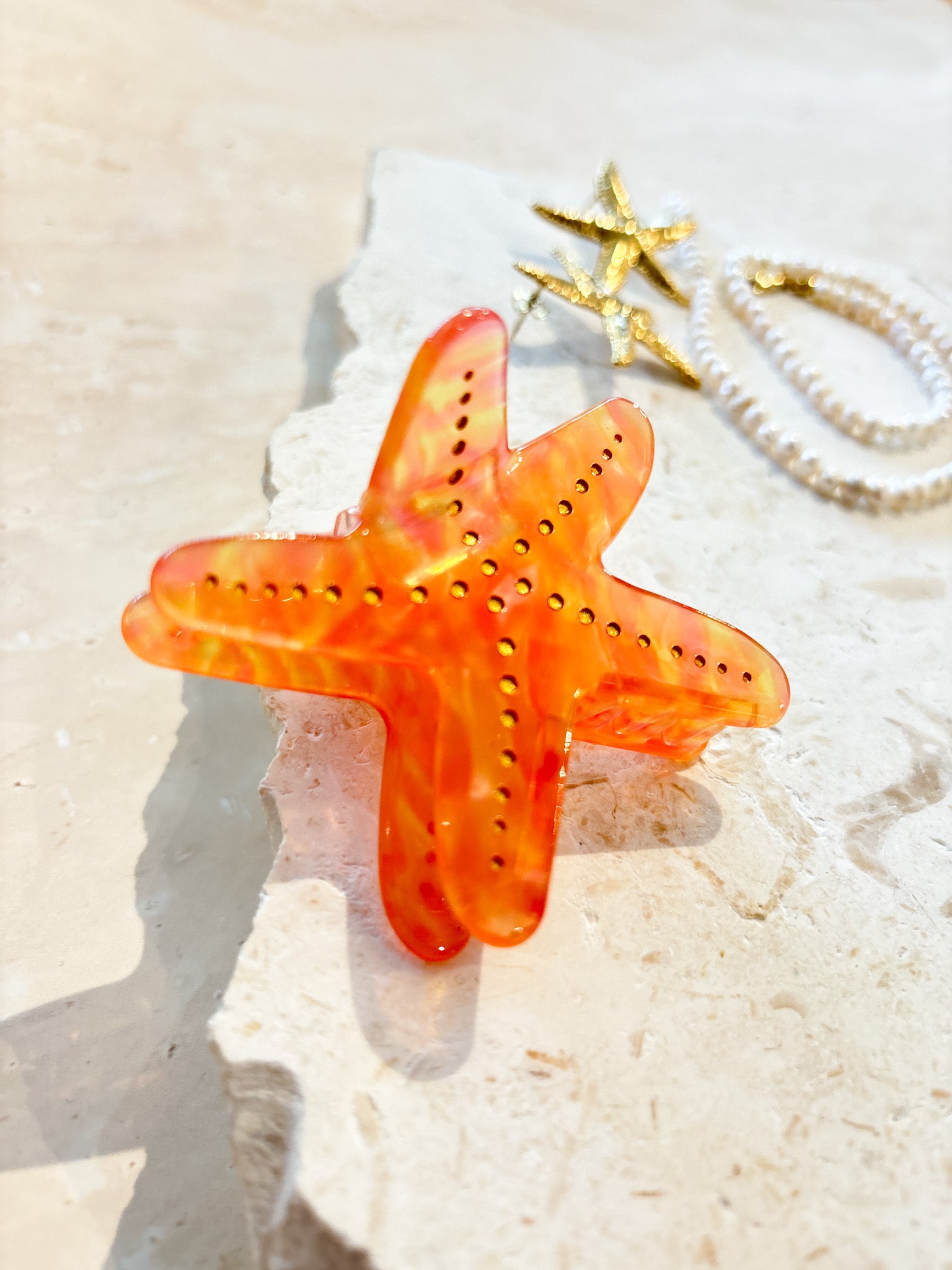 Starfish Hair Claw Clip