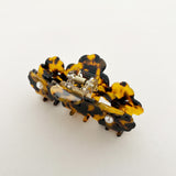 Hannah Flower Hair Claw Clip in Tort