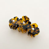 Hannah Flower Hair Claw Clip in Tort