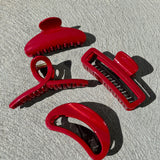 Ruby Twist Hair Claw Clip