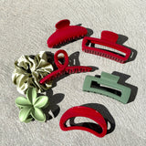 Ruby Twist Hair Claw Clip