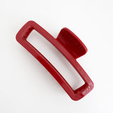 Ruby Square Hair Claw Clip