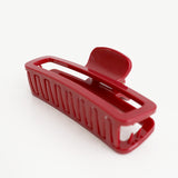 Ruby Square Hair Claw Clip