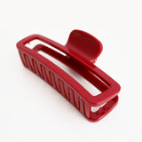 Ruby Square Hair Claw Clip