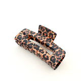 Leopard Rectangular Claw Clip