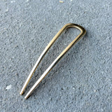 Pheobe Plain French Pin in Gold (1pc)