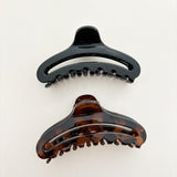 Zen Oval Hair Claw Clips (2col)