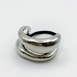 Double Pony Hair Cuff Tie (2col)