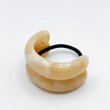 Double Crescent Hair Cuff Tie (2col)