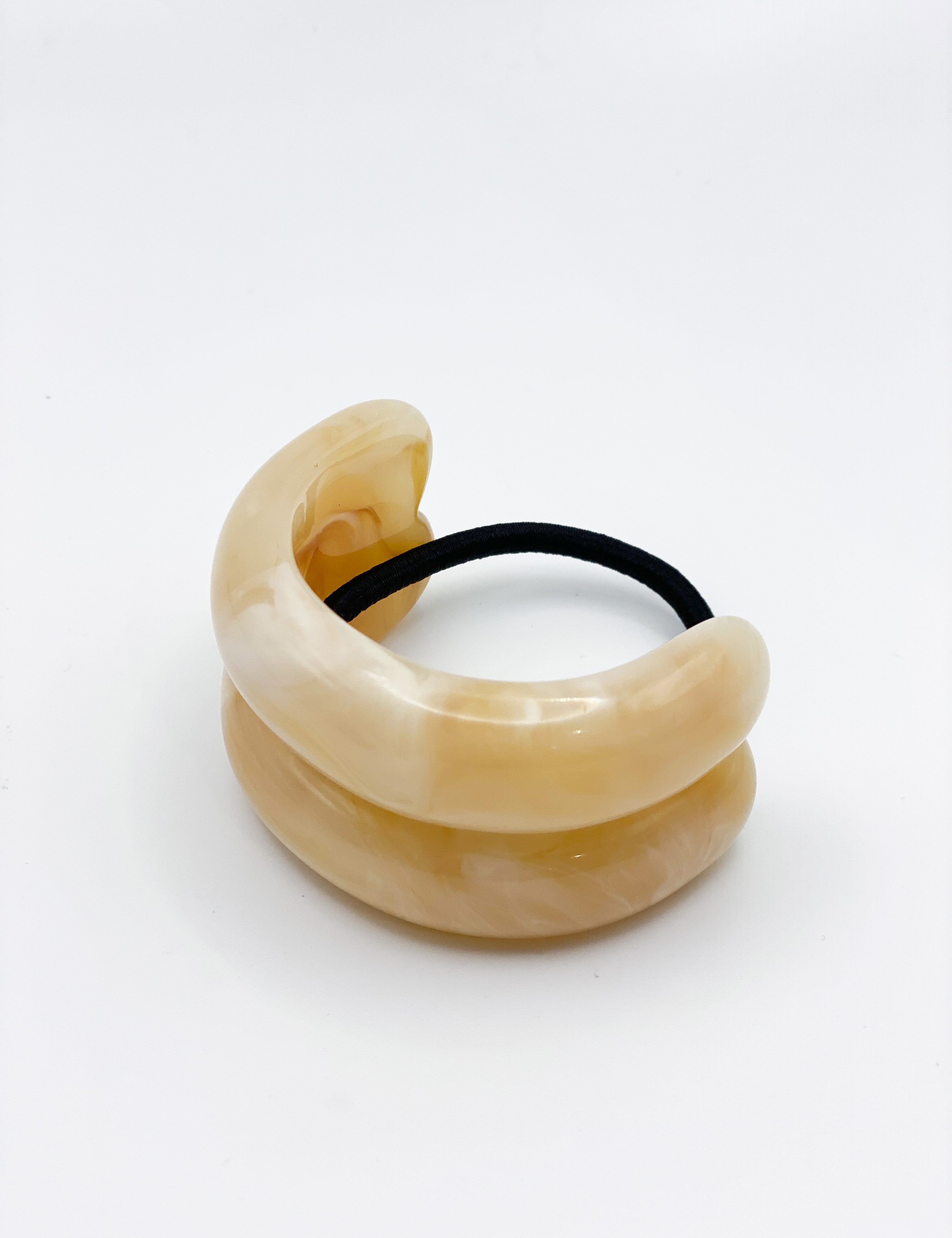 Double Crescent Hair Cuff Tie (2col)