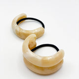 Double Crescent Hair Cuff Tie (2col)