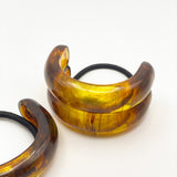 Double Crescent Hair Cuff Tie (2col)
