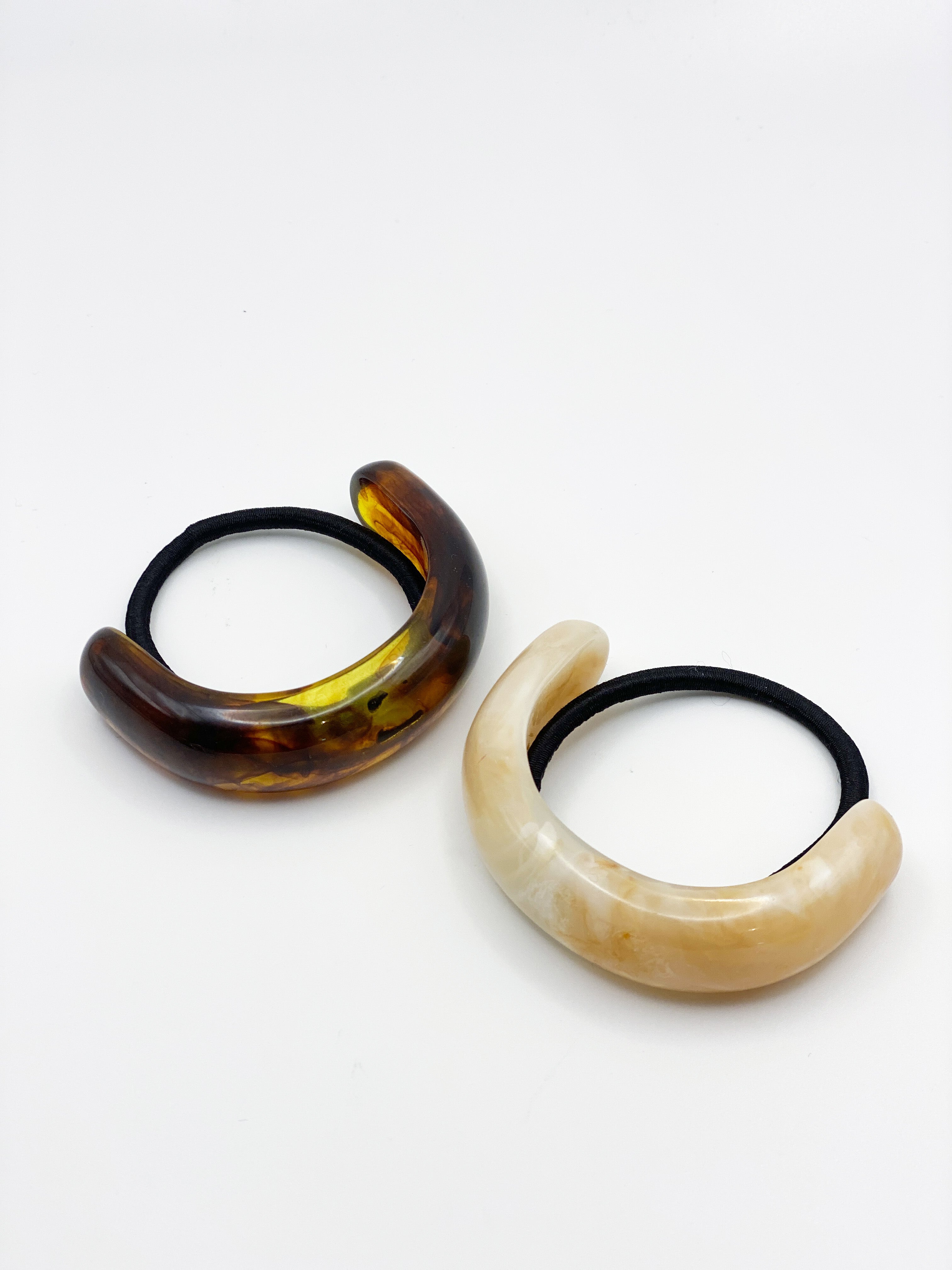 Crescent Resin Hair Cuff Tie (2col)