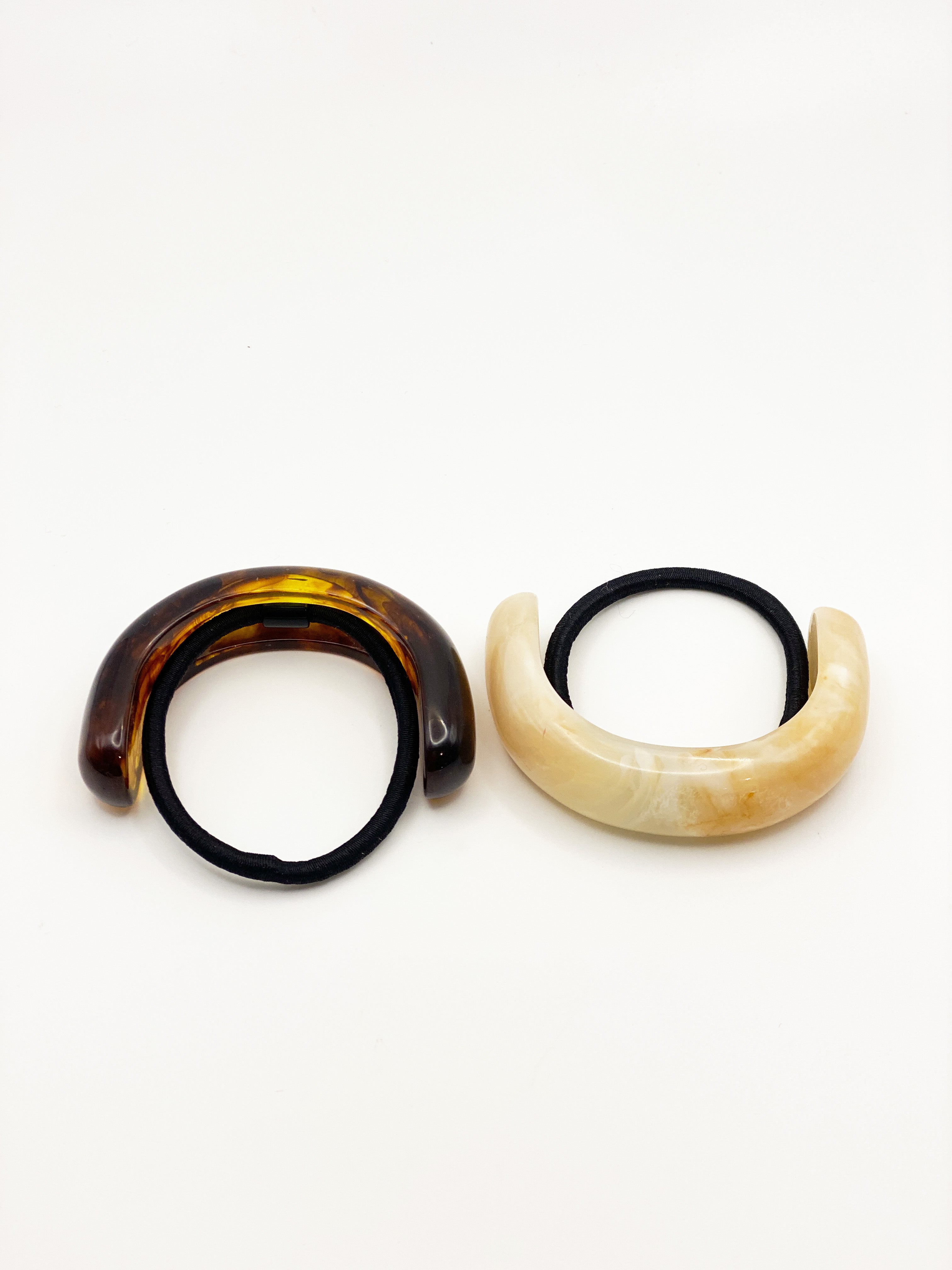Crescent Resin Hair Cuff Tie (2col)