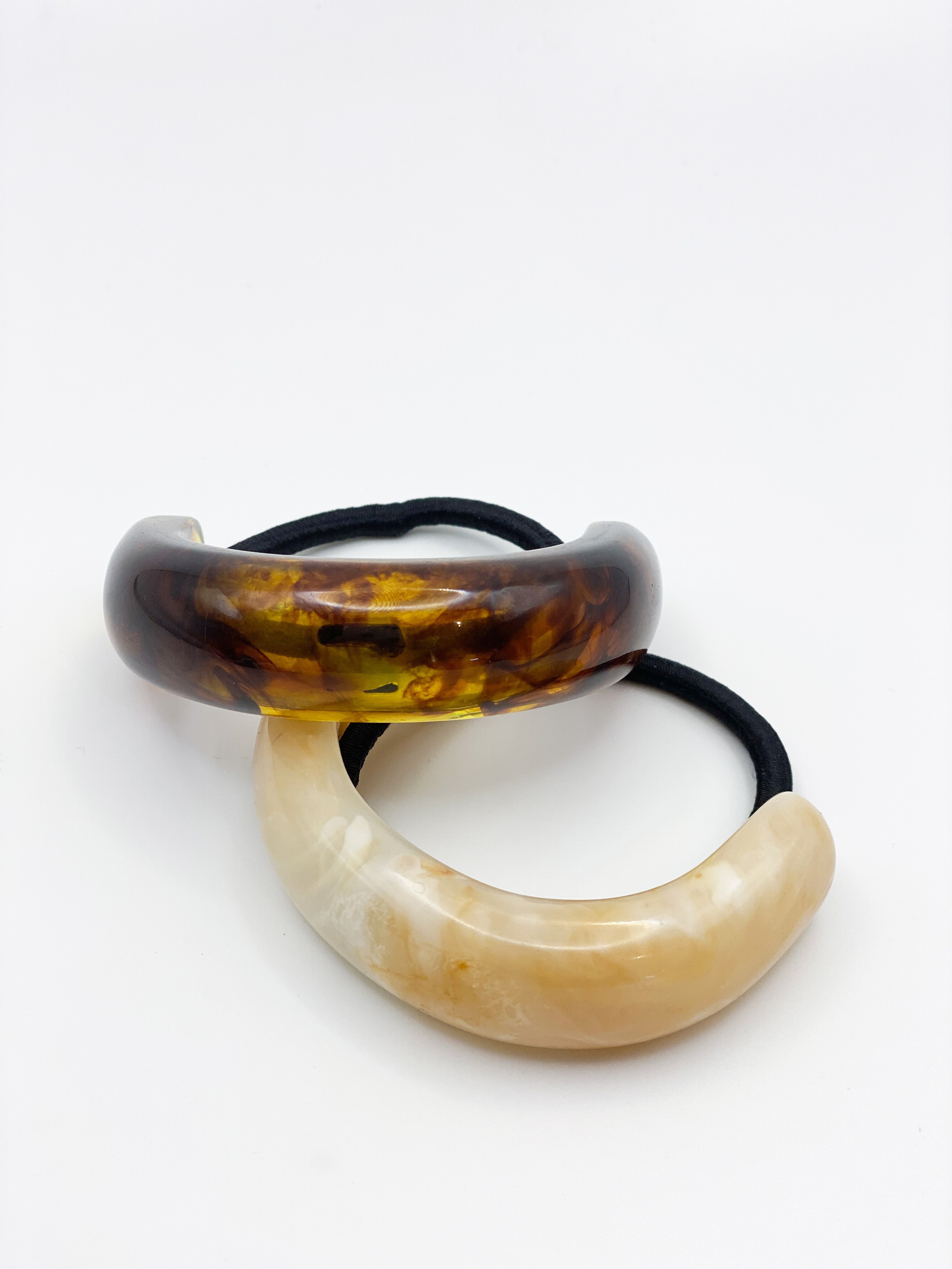 Crescent Resin Hair Cuff Tie (2col)