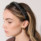 Black Diamante Bow Statement Headband