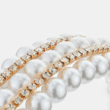 Harper Triple Pearl Headband