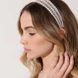 Harper Triple Pearl Headband