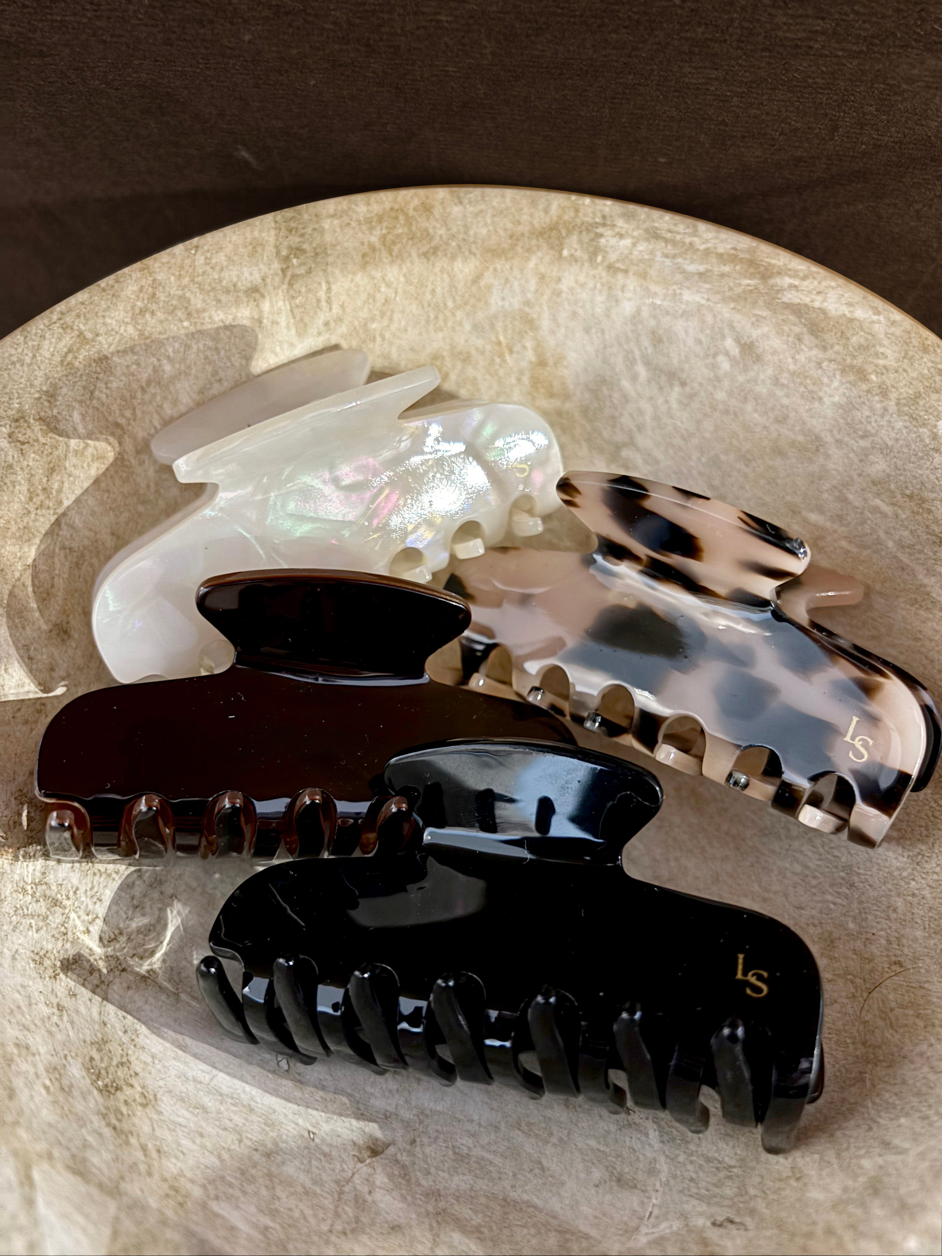 L&S Logo Petit Hair Claw Clips (4col)