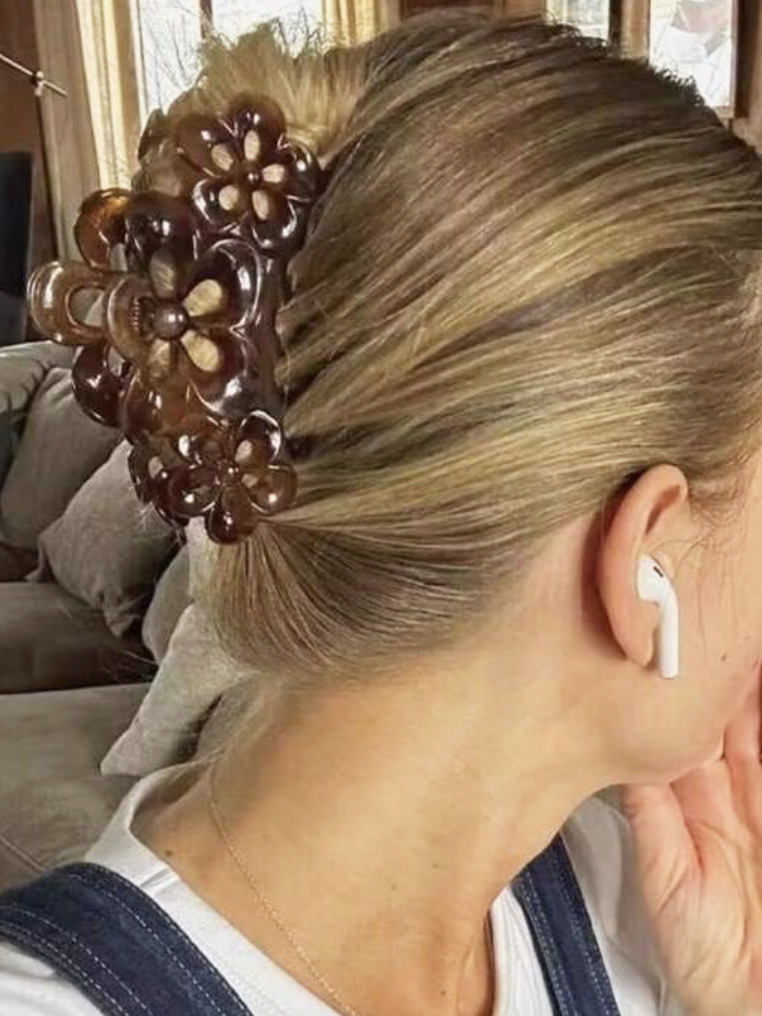 Daisy Floral Hair Claw Clip