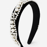 Pearl Velvet Padded Headband