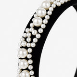 Pearl Velvet Padded Headband