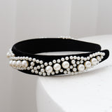 Pearl Velvet Padded Headband