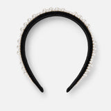 Pearl Velvet Padded Headband