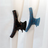 Kourtney Polka Dot Hair Claw Clips (2col)