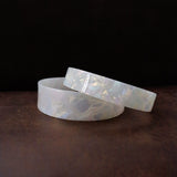 Adina Glossy Resin Headband in Ivory