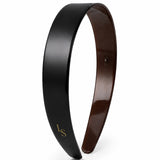 Adina Glossy Resin Headband in Brown