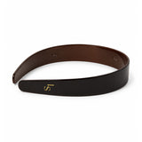 Adina Glossy Resin Headband in Brown