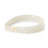 Adina Glossy Resin Headband in Ivory