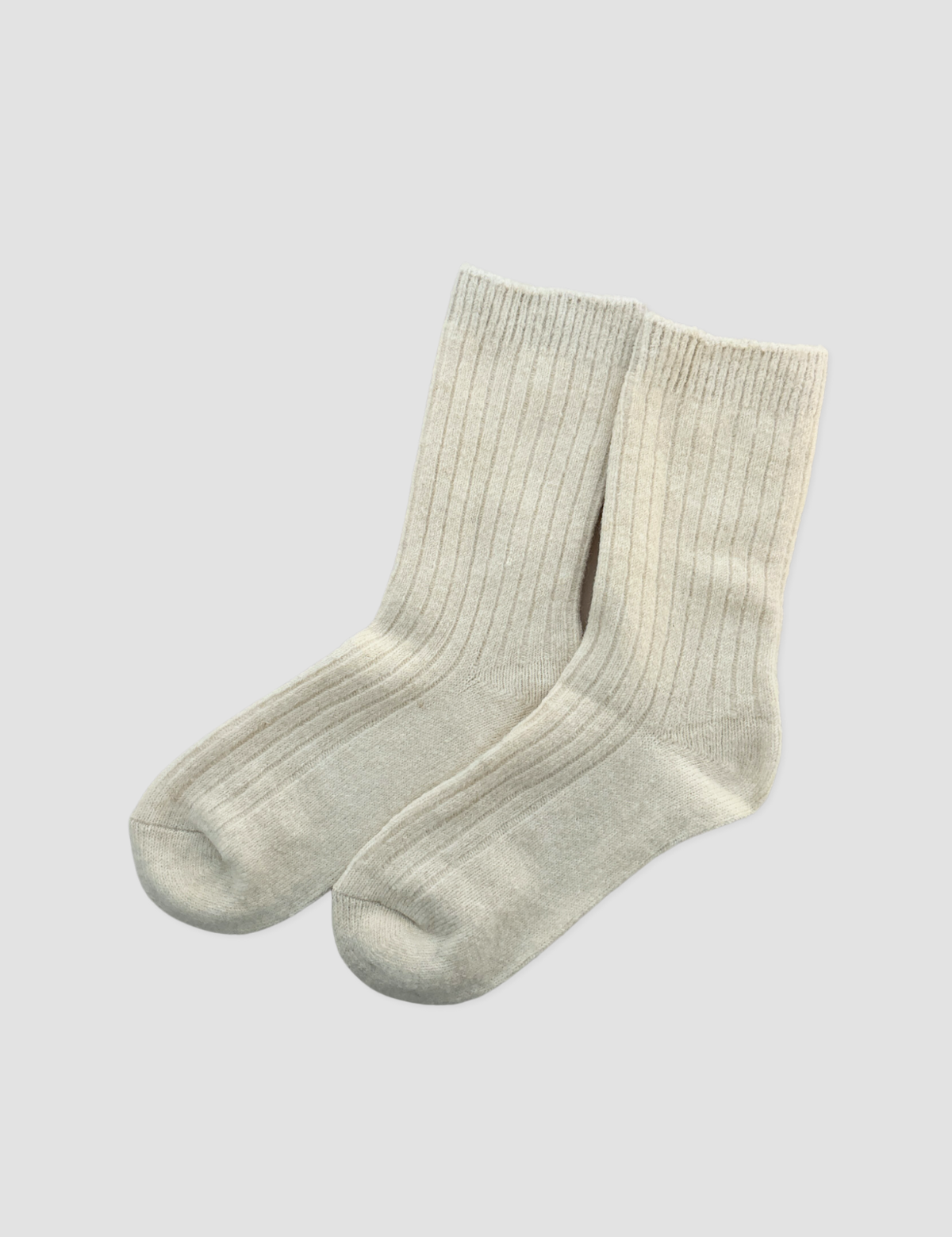 Angels Rib Wool Blend Socks (4col)