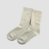 Angels Rib Wool Blend Socks (4col)