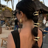 Double Pony Hair Cuff Tie (2col)