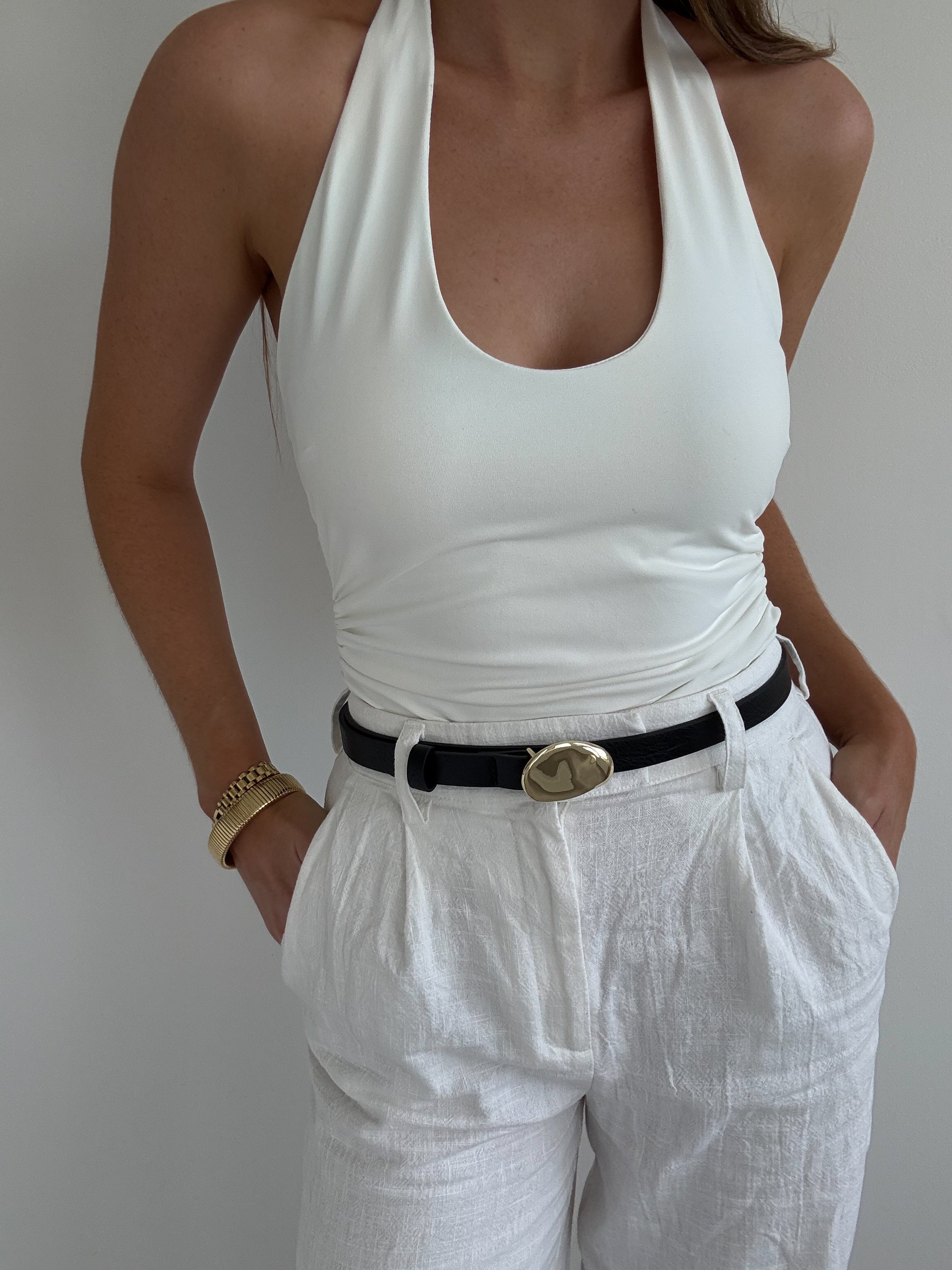 Kayla Pebble Stud Belt