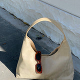 Kenny Suede Bag in Beige