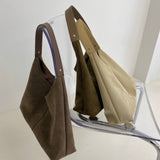 Kenny Suede Bag in Beige